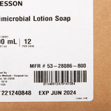 McKesson Antimicrobial Soap Lotion 800 mL Dispenser Refill Bag Herbal Scent (510349_CS) 1/CS