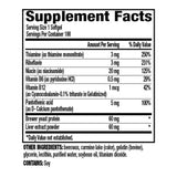 Major Pharmaceuticals Multivitamin Supplement Vitamin B 1 mcg Strength Capsule 100 per Bottle (1230344_BT) 1/BT