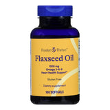 Foster & Thrive™ Dietary Supplement Flaxseed Oil 1,000 mg Strength Softgel 100 per Bottle (1238891_BT) 1/BT