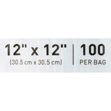 McKesson Reclosable Bag 12 X 12 Inch Polyethylene Clear Zipper Closure (957786_BX) 1/BX