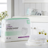 McKesson Unisex Adult Absorbent Underwear Pull On with Tear Away Seams Medium Disposable Heavy Absorbency (1123835_CS) 80/CS