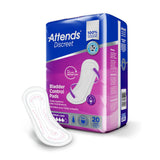 Attends® Discreet Bladder Control Pad 14-1/2 Inch Length Moderate Absorbency Polymer Core One Size Fits Most (1039116_BG) 20/BG