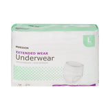 McKesson Unisex Adult Absorbent Underwear Pull On with Tear Away Seams Large Disposable Heavy Absorbency (1123839_BG) 14/BG