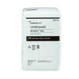 Wings™ Plus Disposable Underpad 30 X 30 Inch Fluff / Polymer Heavy Absorbency (454709_BG) 10/BG