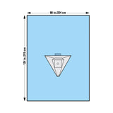 O&M Halyard Inc Orthopedic Drape Knee Arthroscopy Drape 90 W X 124 L Inch Sterile (277348_CS) 10/CS