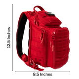 My Medic™ RECON Standard First Aid Kit Red Nylon Backpack (1207722_EA) 1/EA