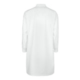 Fashion Seal Uniforms Lab Coat White Medium Knee Length 80% Polyester / 20% Cotton Reusable (481348_EA) 1/EA