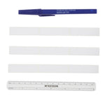 McKesson Skin Marker with Ruler and Labels Prep-Resistant Gentian Violet Ink Sterile Full Size Regular Tip (661789_EA) 1/EA