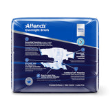Attends® Overnight Unisex Adult Incontinence Brief X-Large Disposable Heavy Absorbency (1078992_CS) 56/CS