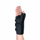 Ossur® Formfit® Thumb Spica Small D-Ring / Hook and Loop Strap Closure Right Hand Black (341420_EA) 1/EA