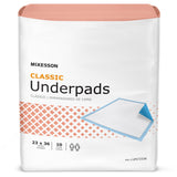 McKesson Classic Plus Disposable Underpad 23 X 36 Inch Fluff Mat Light Absorbency (724033_BG) 10/BG
