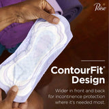 Poise® Bladder Control Pad 12.2 Inch Length Heavy Absorbency Sodium Polyacrylate Core Regular (724111_PK) 14/PK
