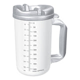 Whirley-DrinkWorks!™ Insulated Drinking Mug 20 oz. Clear Cup / Granite Lid Plastic Reusable (570986_EA) 1/EA