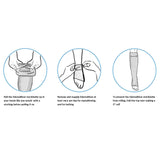 EdemaWear® Compression Stockinette Medium White Wrist to Shoulder / Foot to Groin (846762_BX) 36/BX