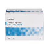 McKesson Transfer Pipette 7.5 mL 0.5 to 3 mL Graduation Increments NonSterile (911826_BX) 1/BX
