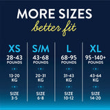 GoodNites® Male Youth Absorbent Underwear Pull On with Tear Away Seams X-Large Disposable Heavy Absorbency (1246170_CS) 36/CS