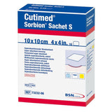 Cutimed® Sorbion® Sachet S Gelling Fiber Wound Dressing 4 X 4 Inch Square Sterile (937645_BX) 10/BX