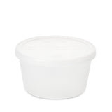 Dawn Mist® Denture Cup 8 oz. Clear Snap-On Lid Single Patient Use (626309_BG) 25/BG