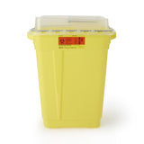 BD™ Chemotherapy Waste Container Yellow Base 26-1/4 H X 20 W X 14-3/4 D Inch Vertical Entry 19 Gallon (439871_CS) 5/CS