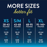 GoodNites® Male Youth Absorbent Underwear Pull On with Tear Away Seams Large Disposable Heavy Absorbency (1184205_CS) 34/CS