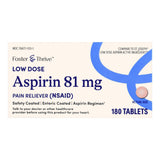 Foster & Thrive™ Pain Relief 81 mg Strength Aspirin Tablet 180 per Bottle (1238965_BT) 1/BT