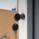 MT Displays 4X(8.5X11) Enclosed Cork Bulletin Board Outdoor Use (USBN1004A4X2000) Each