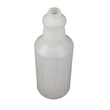 Impact® Plastic Bottle w/ Graduations & Hand Grip, 32 oz, Translucent, 96/Case (IMP5032HGCT) Each