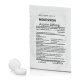 McKesson Pain Relief 325 mg Strength Aspirin Tablet 250 per Box (1111741_BX) 250/BX