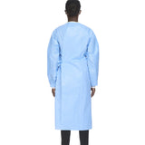 ULTRA Non-Reinforced Surgical Gown with Towel Large Blue Sterile AAMI Level 3 Disposable (217165_CS) 32/CS
