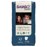 Bambo® Dreamy Night Pant Unisex Youth Training Pants Pull On with Tear Away Seams Size 4 to 7 Years Disposable Heavy Absorbency (1255464_PK) 10/PK