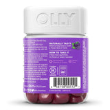 OLLY® Sleep Dietary Supplement L-Theanine / Melatonin / Botanicals 100 mg - 3 mg - 16 to 17 mg Strength Gummy 50 per Bottle Blackberry Zen Flavor (1228383_BT) 1/BT
