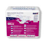 Seni® Super Quatro Unisex Adult Incontinence Brief Small Disposable Heavy Absorbency (1163838_CS) 48/CS