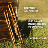 Brazos™ Twisted Backpacker Walking Stick Wood 55 Inch Height Red Oak (1229032_EA) 1/EA