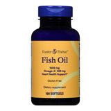 Foster & Thrive™ Omega 3 Supplement Fish Oil 1,000 mg Strength Softgel 100 per Bottle (1244151_BT) 1/BT