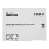 Shiller Recording Chart Paper Z-Fold Red Grid (1190371_CS) 10/CS