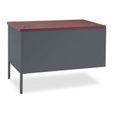 HON® Metro Classic Series Workstation Return, Right, 42w x 24d x 29.5h, Mahogany/Charcoal (HONP3235RNS) Each