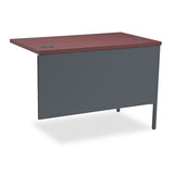 HON® Metro Classic Series Workstation Return, Left, 42w x 24d x 29.5h, Mahogany/Charcoal (HONP3236LNS) Each