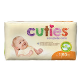 Cuties® Complete Care Unisex Baby Diaper Size 1 Disposable Heavy Absorbency (699151_PK) 1/PK