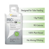ProSource® TF Free Tube Feeding Formula Unflavored Liquid 1.5 oz. Pouch (1190792_CS) 100/CS