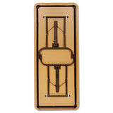 Iceberg OfficeWorks Commercial Wood-Laminate Folding Table, Rectangular, 72" x 18" x 29", Mahogany (ICE55284) Each