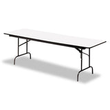 Iceberg OfficeWorks Commercial Wood-Laminate Folding Table, Rectangular, 60" x 30" x 29", Gray/Charcoal (ICE55217) Each