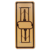 Iceberg OfficeWorks Commercial Wood-Laminate Folding Table, Rectangular, 96" x 30" x 29", Gray/Charcoal (ICE55237) Each