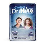 Comfees® DriNite® Juniors Unisex Youth Absorbent Underwear Pull On with Tear Away Seams Small / Medium Disposable Heavy Absorbency (1150965_CS) 68/CS