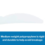 McKesson Knife Medium Weight White Polypropylene (959246_CS) 1000/CS