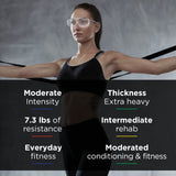 TheraBand® Exercise Resistance Band Black 6 Inch X 25 Yard X-Heavy Resistance (480034_EA) 1/EA
