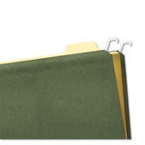 find It™ Hanging File Folders with Innovative Top Rail, Legal Size, 1/4-Cut Tabs, Standard Green, 20/Pack (IDEFT07043)