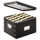 Snap-N-Store® File Box, Letter/Legal Files, 16.25" x 9.75" x 13.25", Black (IDESNS01536) Each