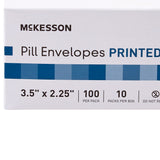 McKesson Medication Envelope White 2-1/4 X 3-1/2 Inch (624665_PK) 1/PK