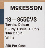 McKesson Procedure Towel 13 W X 18 L Inch White NonSterile (770003_CS) 250/CS