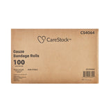 CareStock™ Fluff Dressing 4-1/2 Inch X 4-1/10 Yard 6-Ply NonSterile 100 per Case (1242212_CS) 100/CS